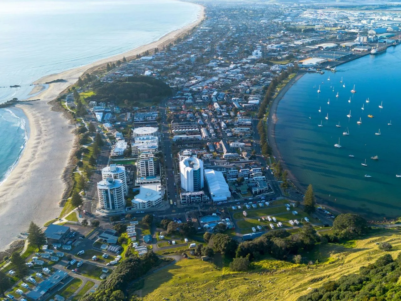 Outdoor living across Bay of Plenty