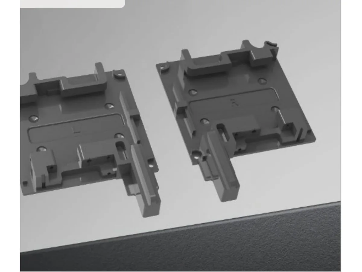 Precision cast aluminium cassette end caps